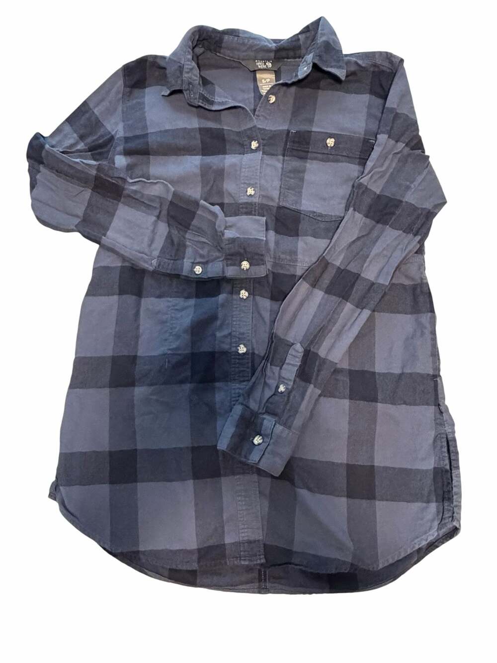 Mountain Hardwear Women's Plaid Long Sleeve Button-Up Shirt